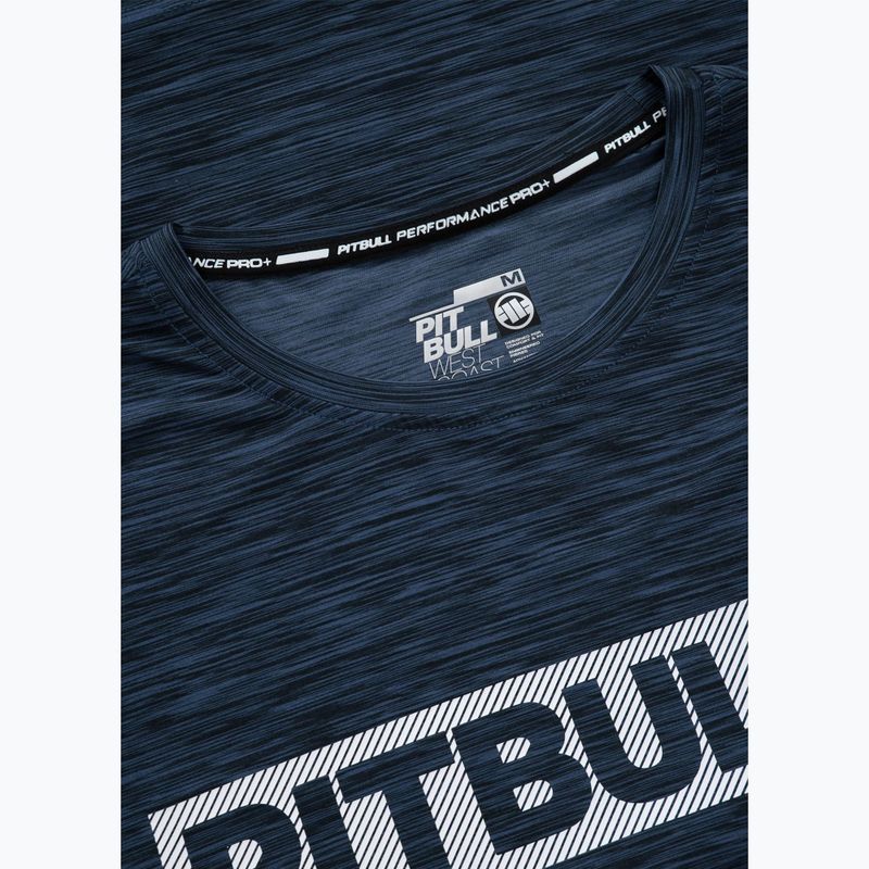 Pánské tričko Pitbull Hilltop Casual Sport T-shirt navy melange 6