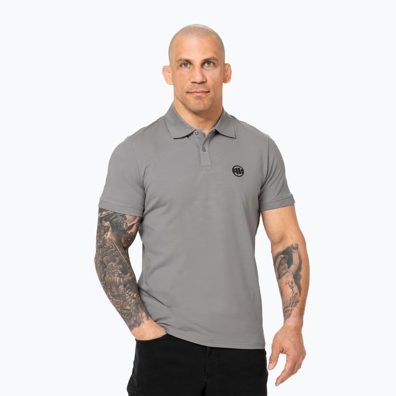 Pánské polo tričko Pitbull Small Logo grey