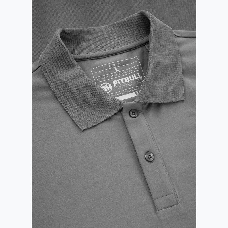 Pánské polo tričko Pitbull Small Logo grey 3