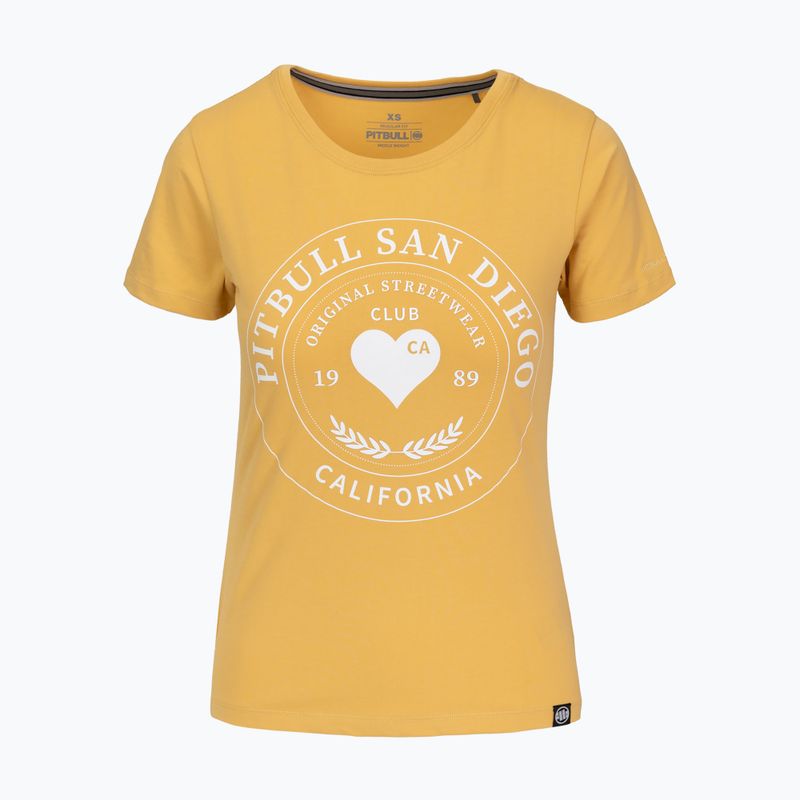 Dámské tričko Pitbull Heartie pale yellow 4