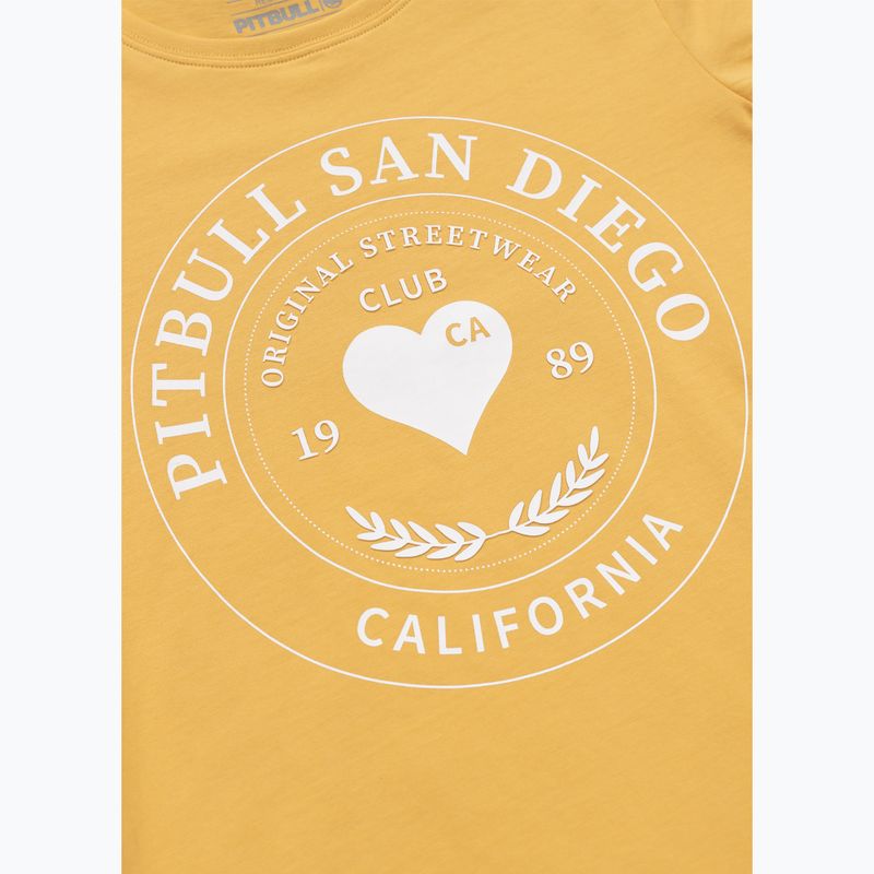 Dámské tričko Pitbull Heartie pale yellow 7