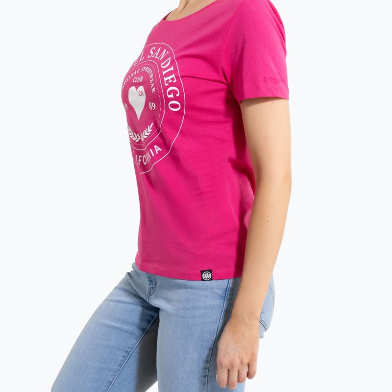 Dámské tričko Pitbull Heartie raspberry red 4