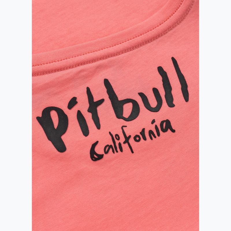 Dámské tričko Pitbull Watercolor coral 10