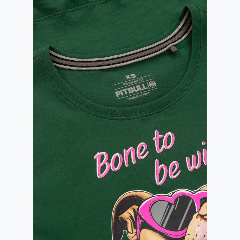 Dámské tričko Pitbull Synglasses Dog leaf green 7