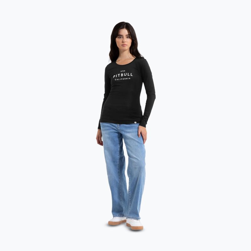 Dámské tričko Longsleeve Pitbull Usa Cal Slim Fit black 2