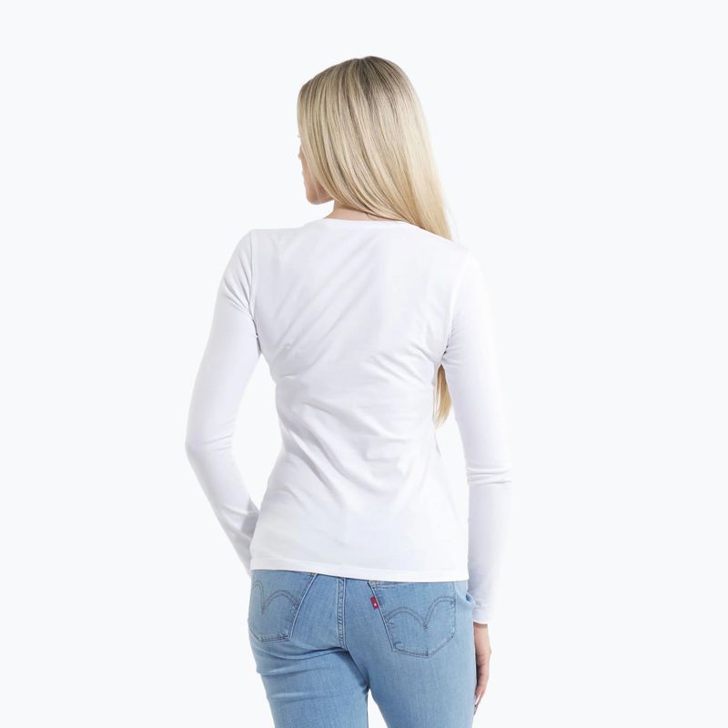 Dámské tričko Longsleeve Pitbull Usa Cal Slim Fit white 3