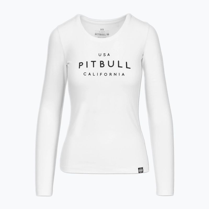 Dámské tričko Longsleeve Pitbull Usa Cal Slim Fit white 6