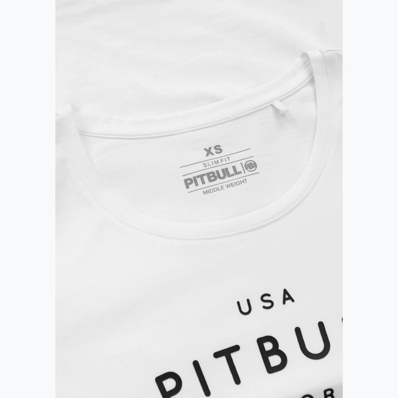 Dámské tričko Longsleeve Pitbull Usa Cal Slim Fit white 9