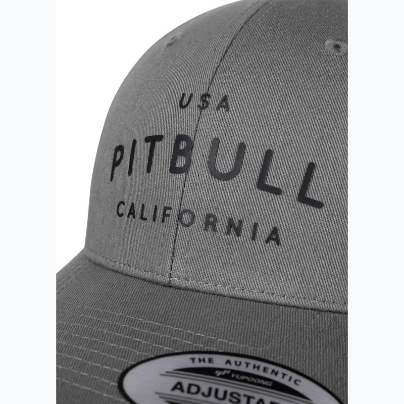 Kšiltovka Pitbull Snapback ,,USA CAL" Classic Low Profile graphite 3