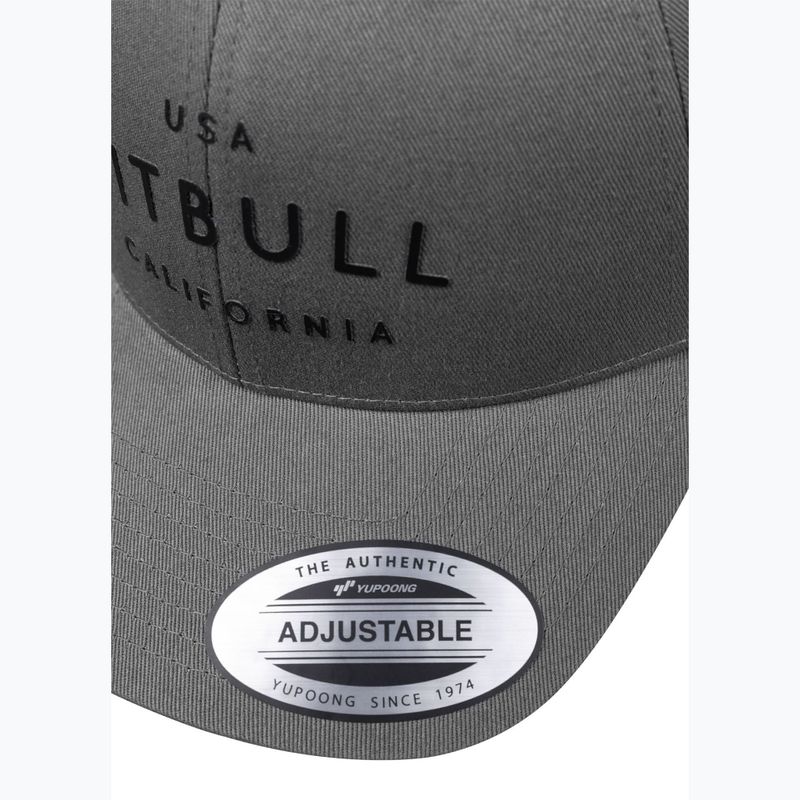 Kšiltovka Pitbull Snapback ,,USA CAL" Classic Low Profile graphite 4