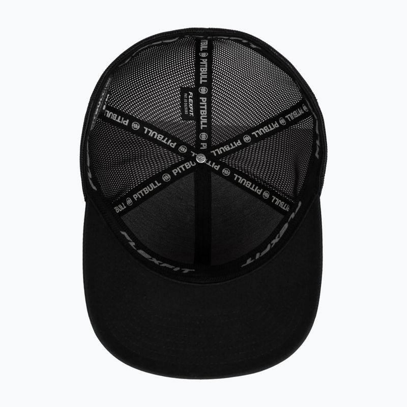 Kšiltovka Pitbull Mesh Full Cap Logo Iridescent Flexfit black 3