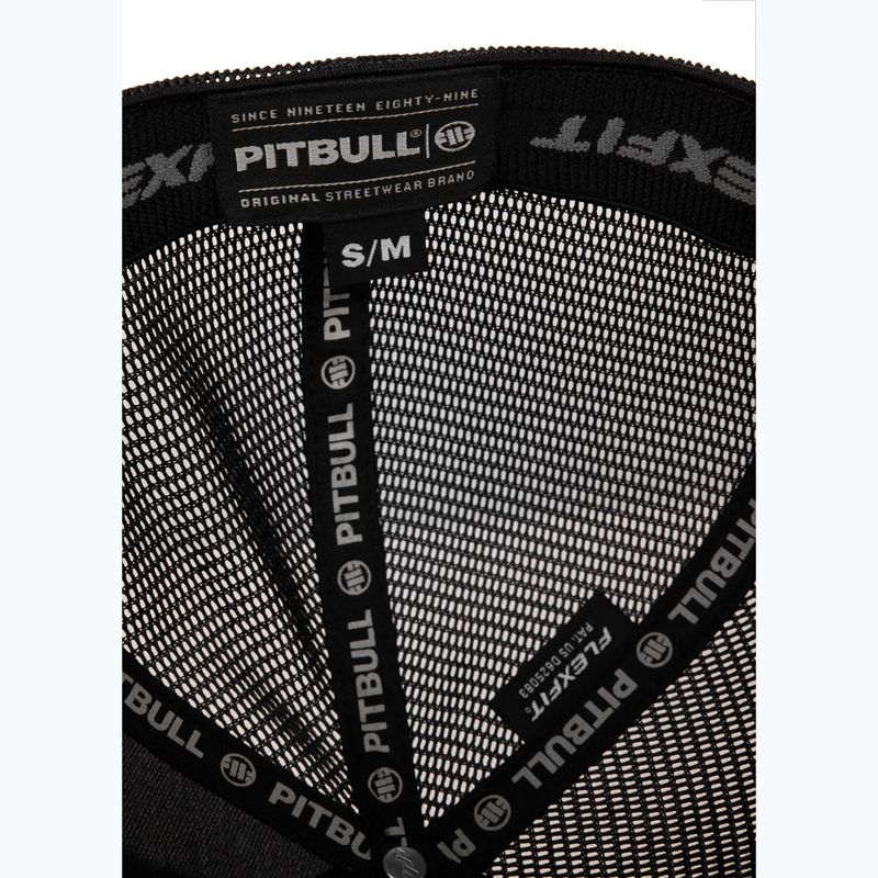 Kšiltovka Pitbull Mesh Full Cap Logo Iridescent Flexfit black 7