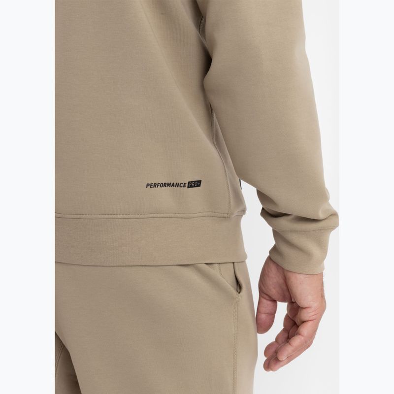 Pánská mikina  Pitbull Dogwood Crewneck Sweatshirt dark sand 4