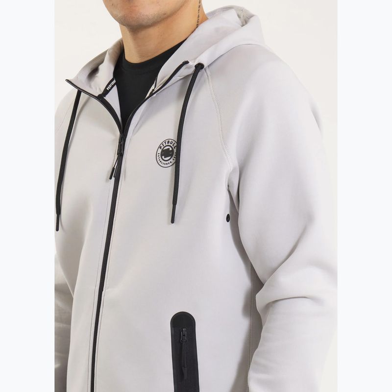 Pánská mikina Pitbull Dogwood Hooded Zip Sweatshirt white/blue 4