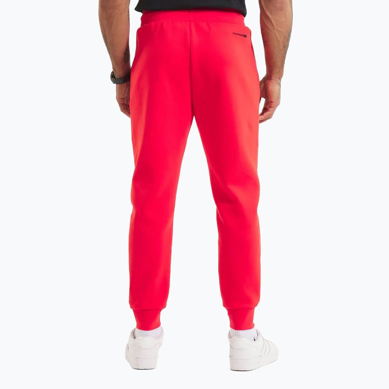 Pánské kalhoty Pitbull Dogwood Track Pants fluo/red 2