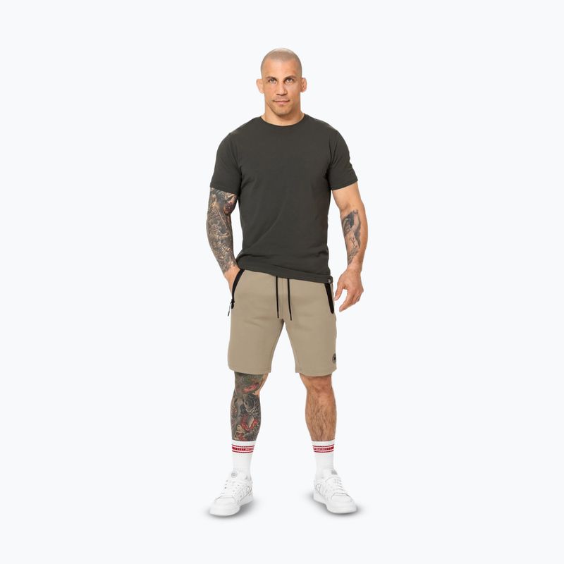 Pánské šortky Pitbull Dogwood Sport dark sand 2