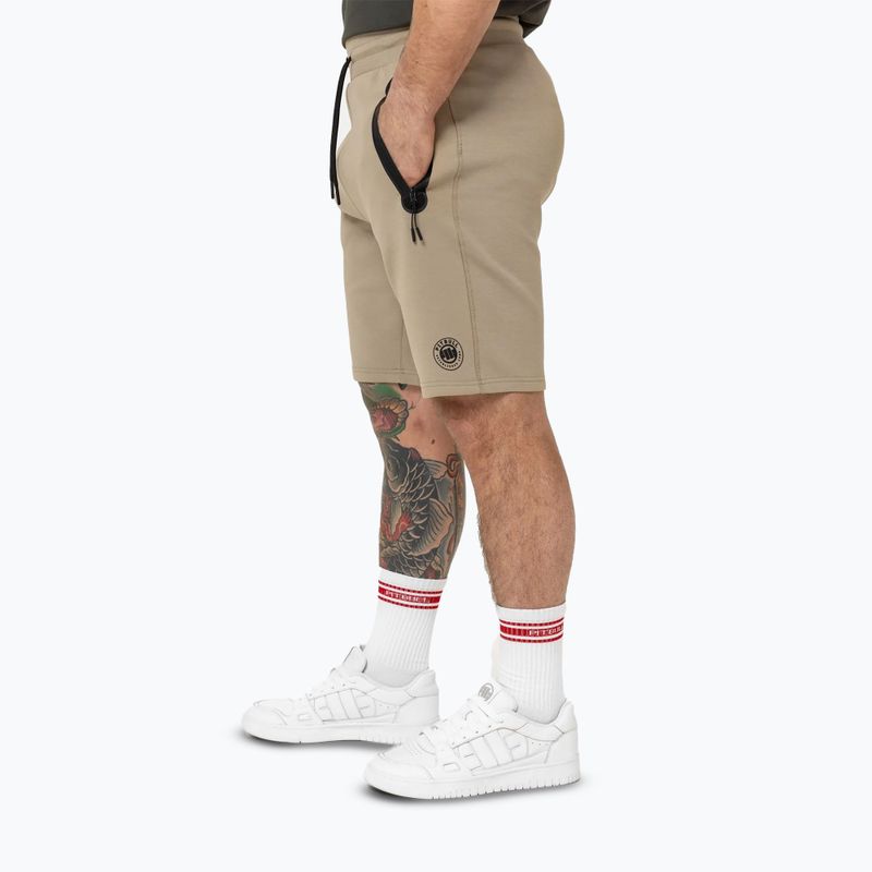 Pánské šortky Pitbull Dogwood Sport dark sand 5