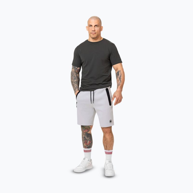 Pánské šortky Pitbull Dogwood Sport white/blue 2