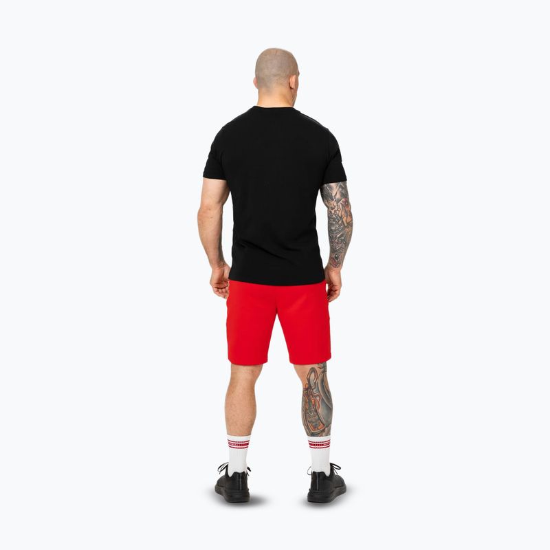 Pánské šortky Pitbull Dogwood Sport fluo/red 3
