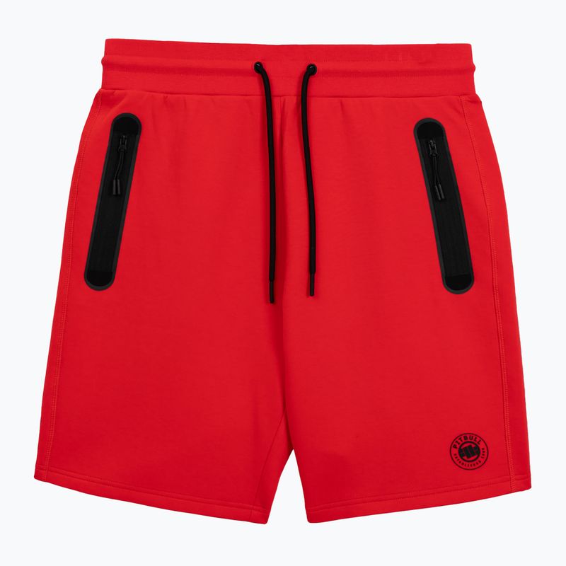 Pánské šortky Pitbull Dogwood Sport fluo/red