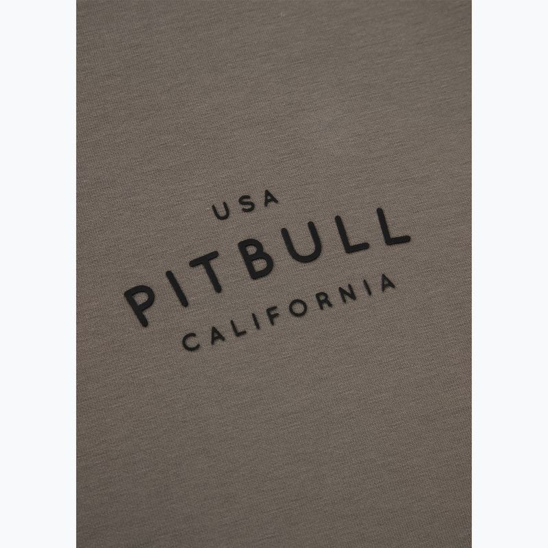 Pánská mikina Pitbull Sampson Crewneck Sweatshirt taupe 8