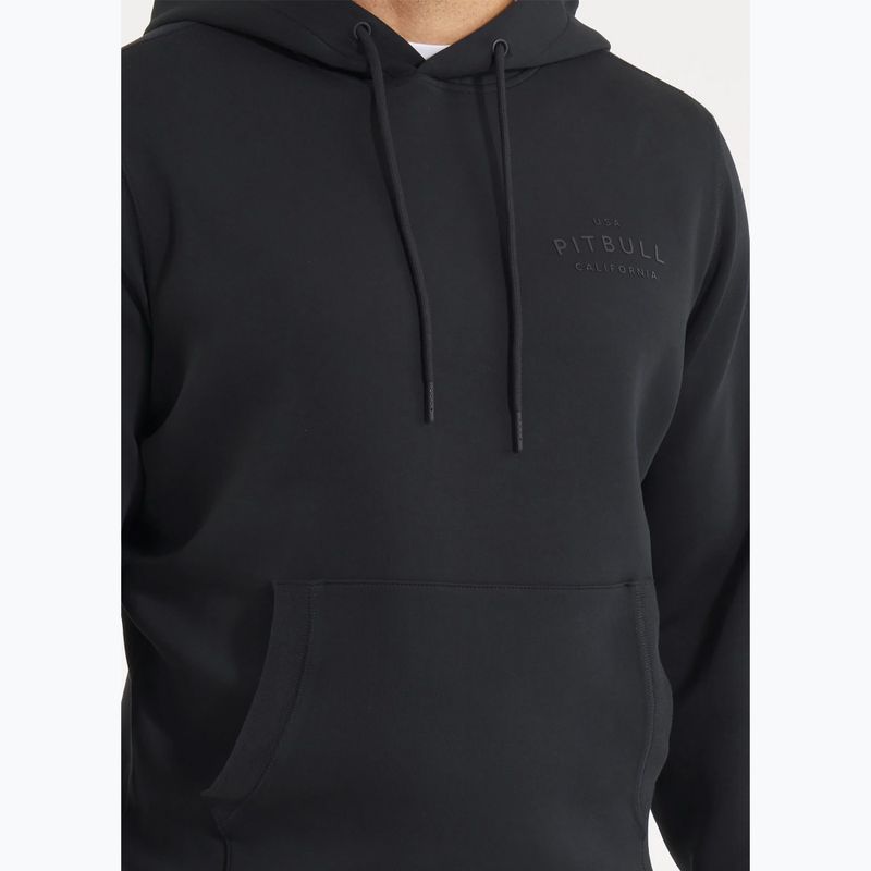 Pánská mikina  Pitbull Sampson Hooded Sweatshirt black 5
