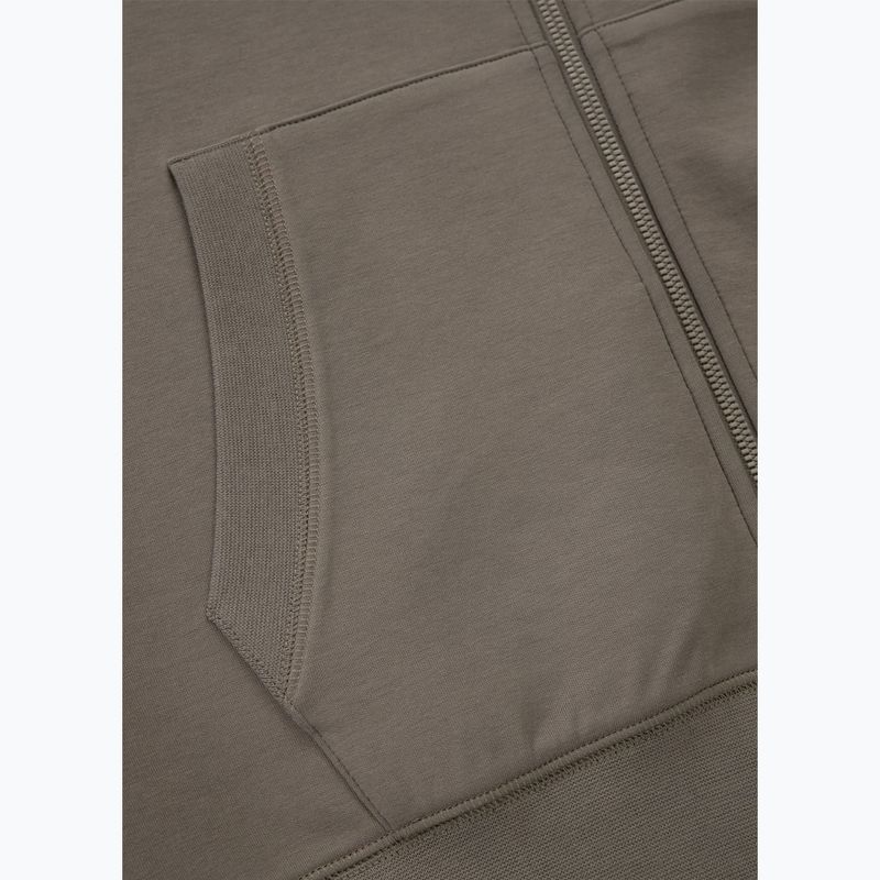 Pánská mikina Pitbull Sampson Hooded Zip Sweatshirt taupe 12