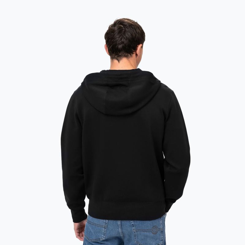 Pánská mikina Pitbull Sampson Hooded Zip Sweatshirt black 3
