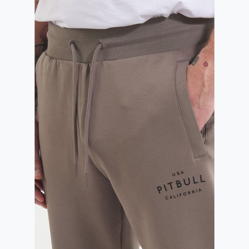 Pánské tepláky Pitbull Sampson taupe 4
