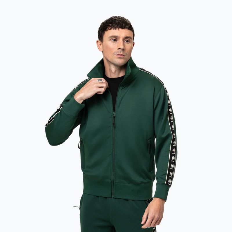 Pánská mikina  Pitbull Track Jacket Powers bottle green 5