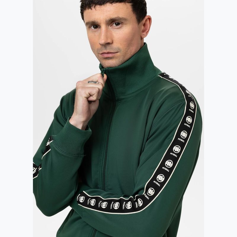 Pánská mikina  Pitbull Track Jacket Powers bottle green 6