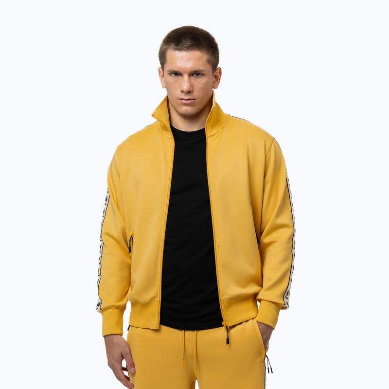 Pánská mikina Pitbull Track Jacket Powers pale yellow 4