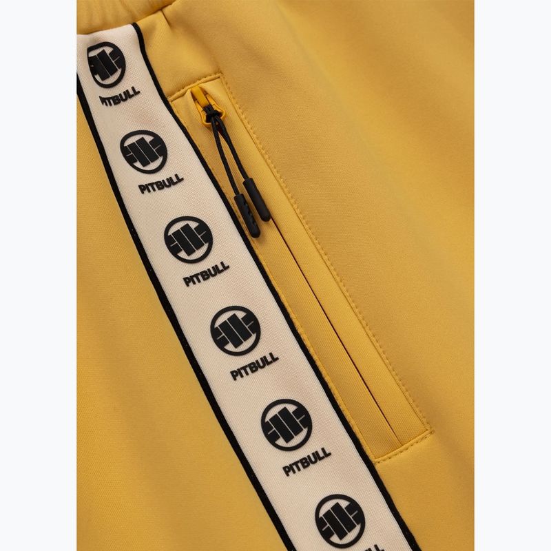 Pánské tepláky Pitbull Track Powers pale yellow 8