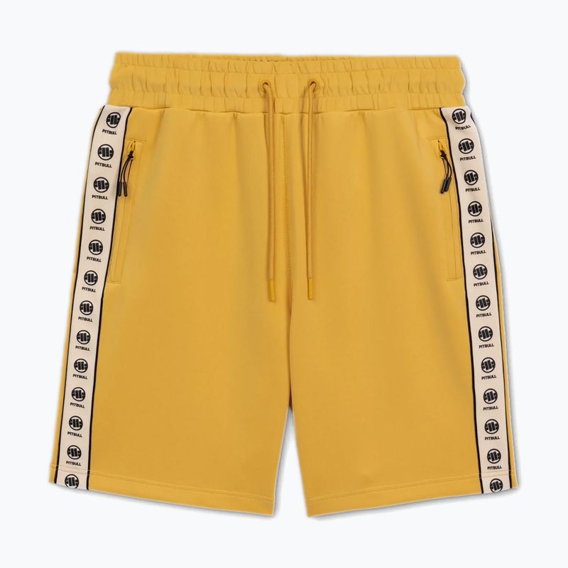 Pánské šortky Pitbull Track Shorts Powers pale yellow