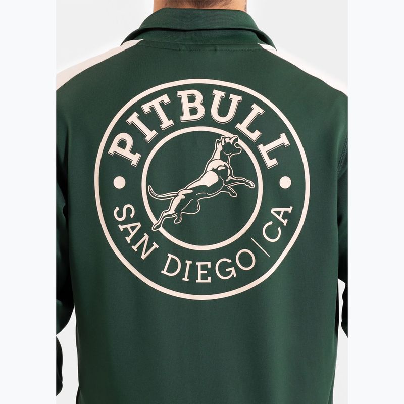 Pánská mikina  Pitbull Track Jacket San Diego bottle green 5