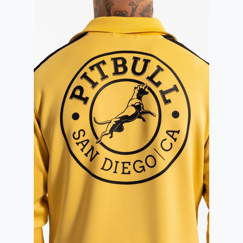 Pánská mikina  Pitbull Track Jacket San Diego pale yellow 4