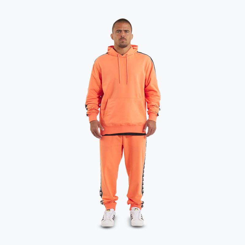 Pánská mikina  Pitbull Tape Nugget Hooded Sweatshirt bright salmon 2