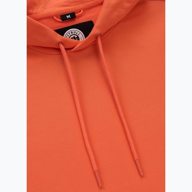 Pánská mikina  Pitbull Tape Nugget Hooded Sweatshirt bright salmon 7
