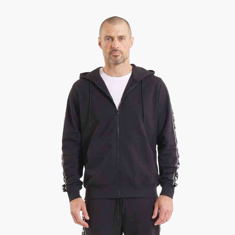 Pánská mikina  Pitbull Tape Nugget Hooded Zip Sweatshirt black