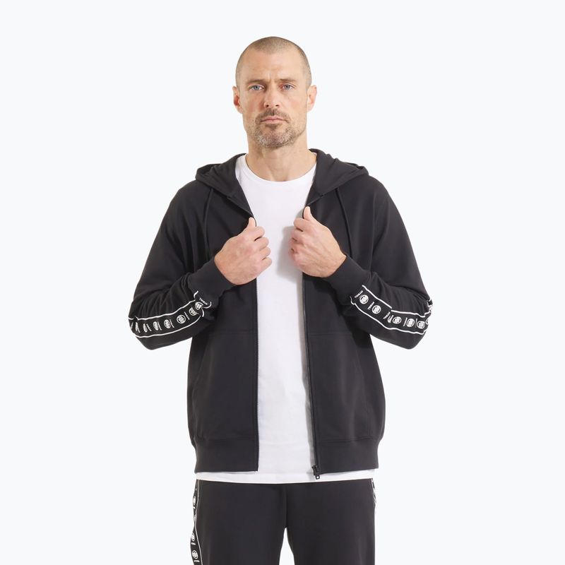 Pánská mikina  Pitbull Tape Nugget Hooded Zip Sweatshirt black 5