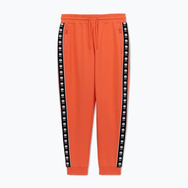 Pánské tepláky Pitbull Tape Nugget Jogging bright salmon 4