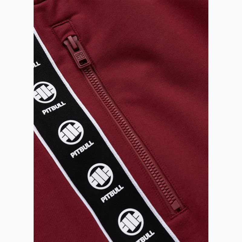 Pánské tepláky Pitbull Tape Nugget Jogging burgundy 8