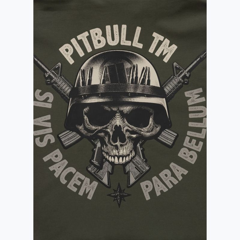 Pánská mikina  Pitbull Para Bellum Crewneck Sweatshirt old green 5