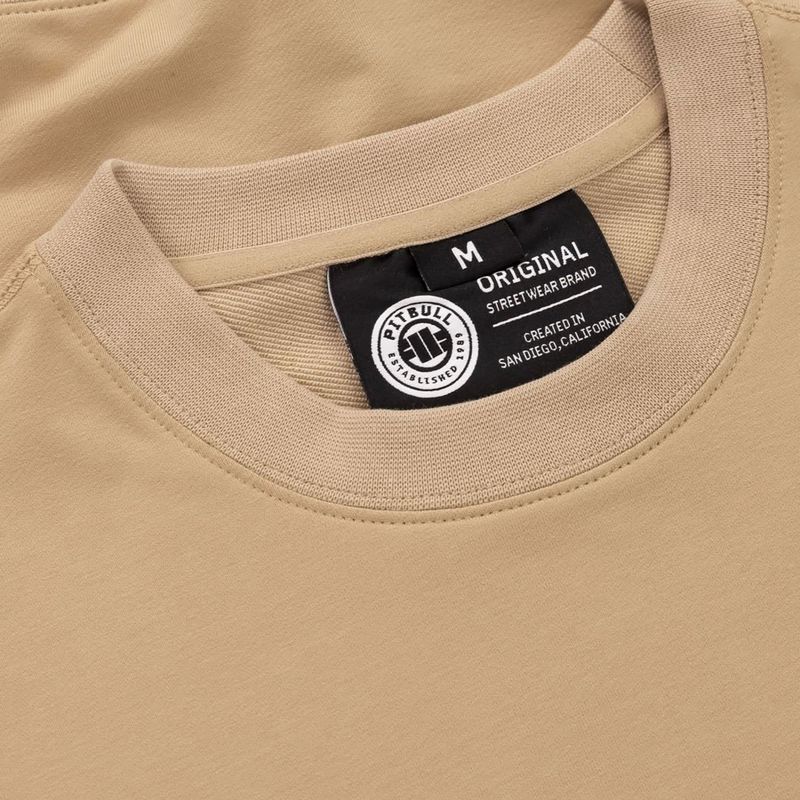 Pánská mikina Pitbull Graffitti Crewneck Sweatshirt pale sand 5