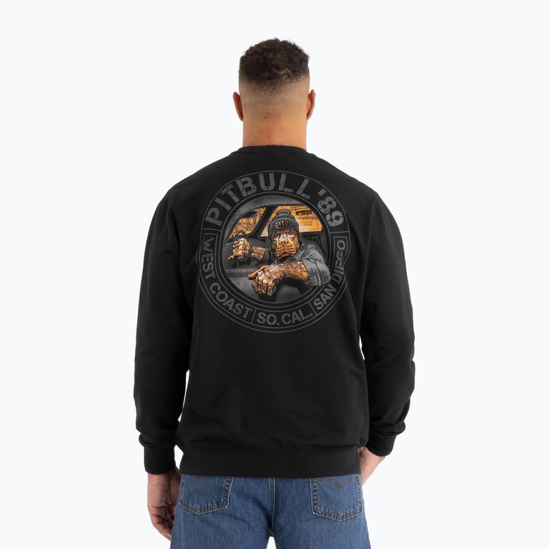 Pánská mikina Pitbull Driving Crewneck Sweatshirt black 3