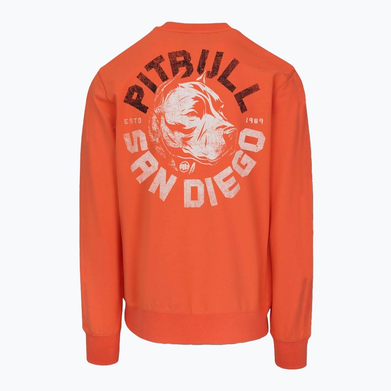 Pánská mikina  Pitbull Dog Sd Crewneck Sweatshirt bright salmon 2