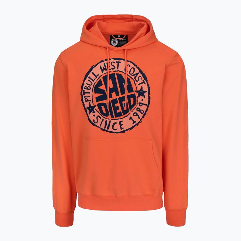 Mikina  Pitbull San Diego Sun Hooded Sweatshirt bright salmon