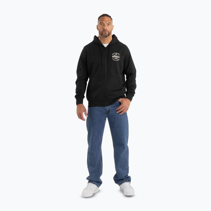 Pánská mikina  Pitbull Physical Culture Hooded Zip Sweatshirt black 2