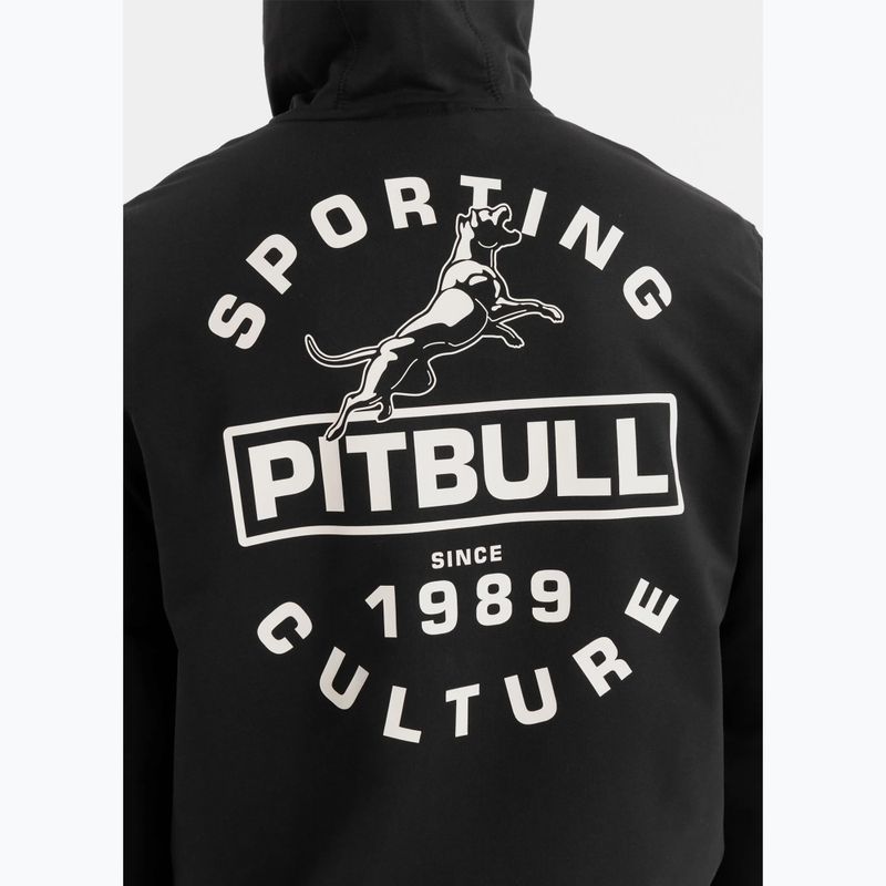 Pánská mikina  Pitbull Physical Culture Hooded Zip Sweatshirt black 3