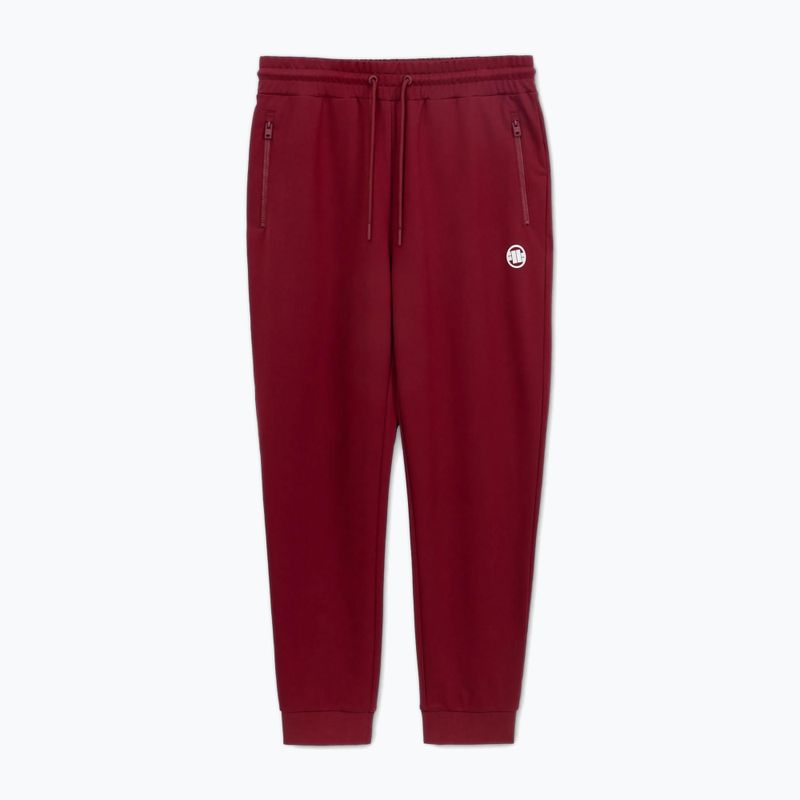Pánské kalhoty Pitbull Nugget Jogging burgundy 3